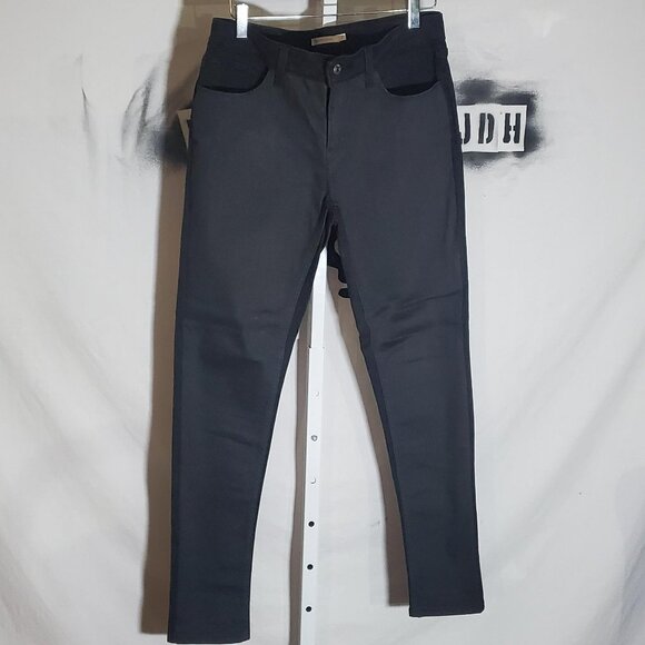Levi's 535 Super Skinny Black Opal Biker Jeans Sz 31 -shipping incl - Picture 3 of 16